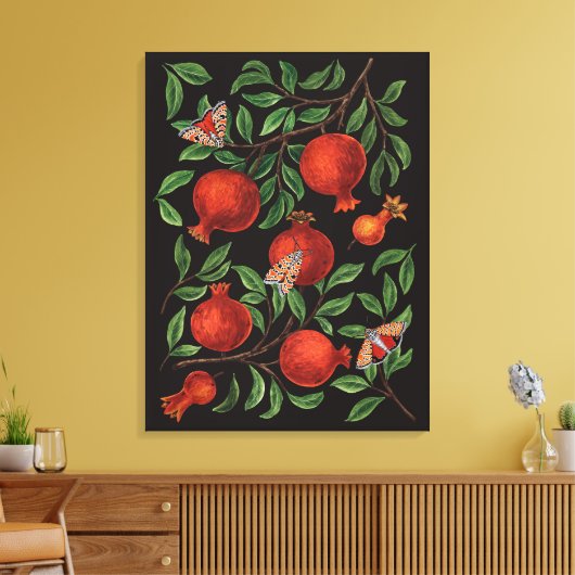 Granatäpfel Leinwanddruck (Insitu (Wohnzimmer))