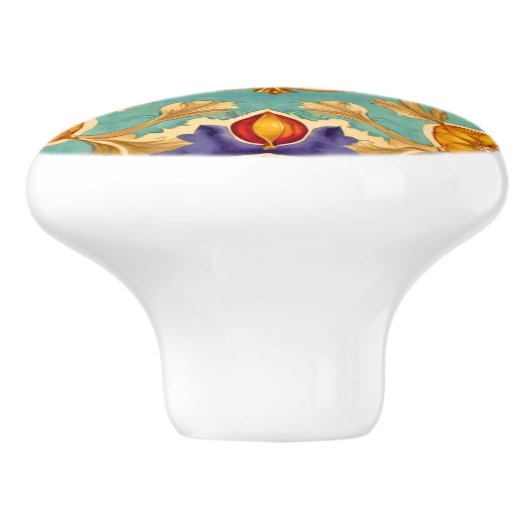 Granatapfel-Liebe Keramikknauf (Seitenansicht)