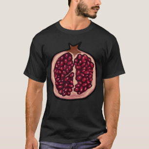 Granatapfel-Mädchen T-Shirt