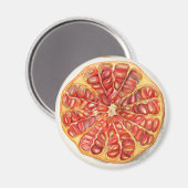 Granatapfel Magnet (Vorderseite/Rückseite)