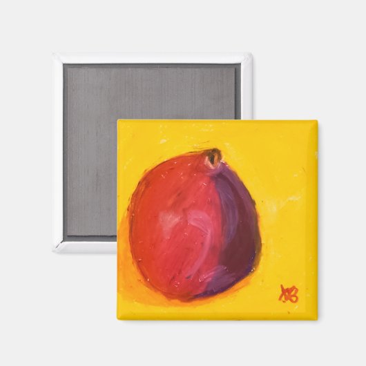 Granatapfel Magnet (Vorderseite/Rückseite)