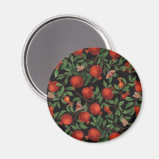 Granatäpfel Magnet (Vorderseite/Rückseite)