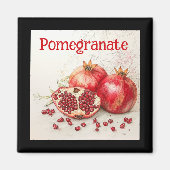 Granatapfel-Magnet Magnet (Vorne)