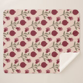 Granatäpfel mit Blüten und Früchten Sherpadecke (Vorderseite (Horizontal))