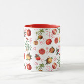 Granatapfel Mittelmeerfruchtmuster Tasse (Zentrum)