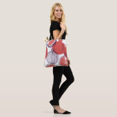 Granatapfel Mode: Nahtloses Vintages Muster Tasche (Am Model)
