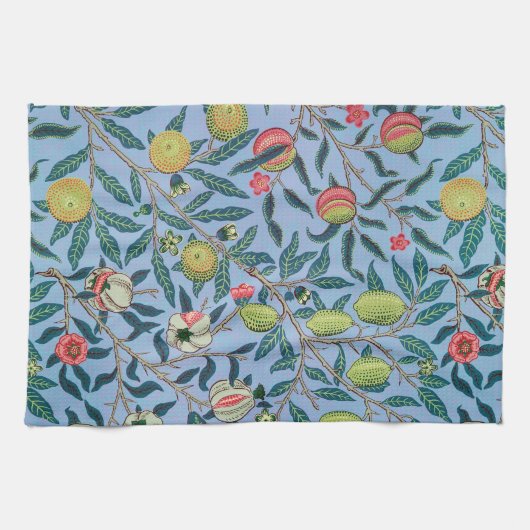 Granatapfel-Muster durch William Morris Geschirrtuch (Horizontal)