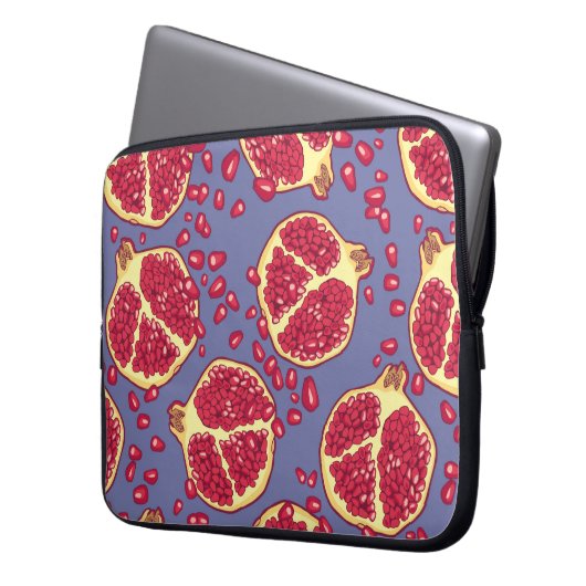 Granatäpfel nahtlos. laptopschutzhülle (Vorderseite Links)