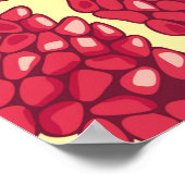 Granatäpfel nahtlos. poster (Ecke)