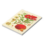 Granatapfel Notizblock (Rotiert)