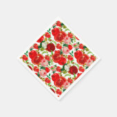 Granatapfel, Obst, Sommer, Blume Serviette (Ecke)