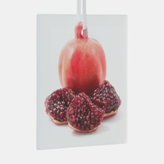 Granatapfel Ornament Aus Glas (Vorderseite Rechts)