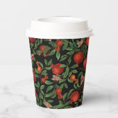 Granatäpfel Pappbecher (Rückseite)