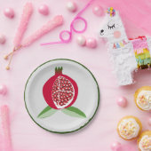 Granatapfel Pappteller (Party)