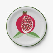 Granatapfel Pappteller (Vorderseite)