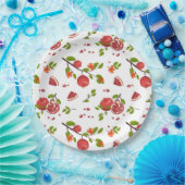 Granatäpfel Pappteller (Party)