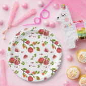 Granatäpfel Pappteller (Party)