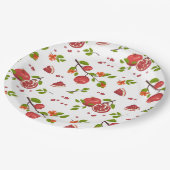 Granatäpfel Pappteller (Schrägansicht)