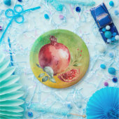 Granatapfel Pappteller (Party)