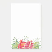 Granatäpfel Post-it Klebezettel (Vorderseite)