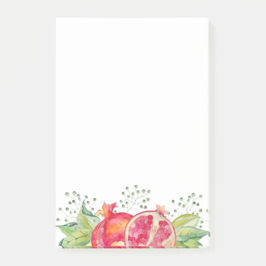 Granatäpfel Post-it Klebezettel (Vorderseite)