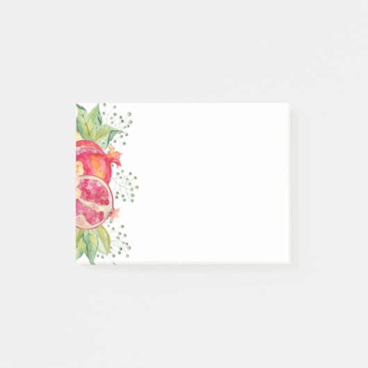 Granatäpfel Post-it Klebezettel (Vorderseite)