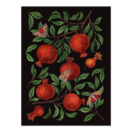 Granatäpfel Poster (Vorderseite)