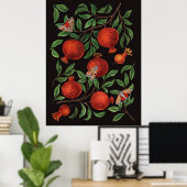 Granatäpfel Poster (Heimbüro)