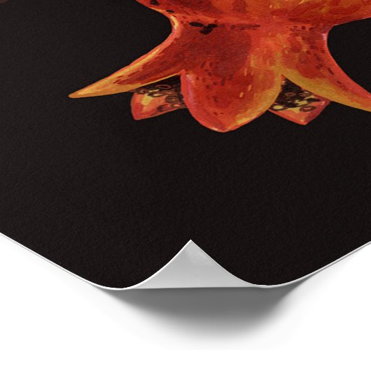 Granatäpfel Poster (Ecke)