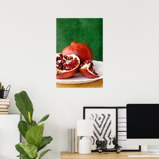 Granatapfel Poster (Heimbüro)