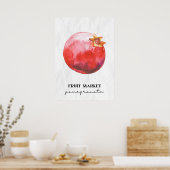 Granatäpfel Poster (Küche)