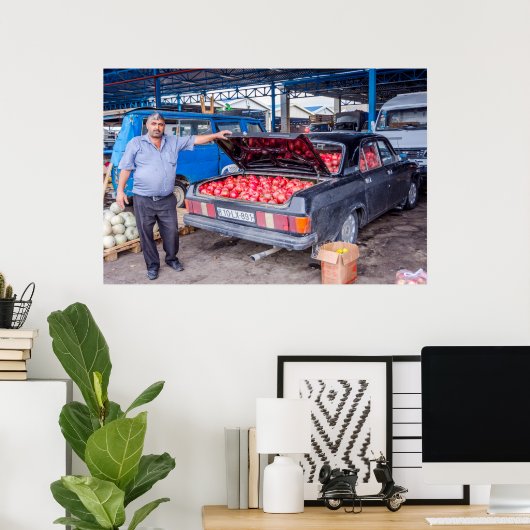 Granatäpfel Poster (Heimbüro)