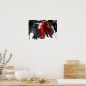 Granatapfel Poster (Küche)