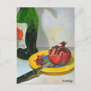 Granatapfel Postkarte