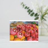 Granatapfel Postkarte (Stehend Vorderseite)