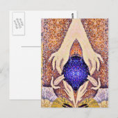 Granatapfel Postkarte (Vorne/Hinten)