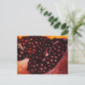 Granatapfel Postkarte (Stehend Vorderseite)
