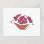 Granatapfel Postkarte (Vorderseite)