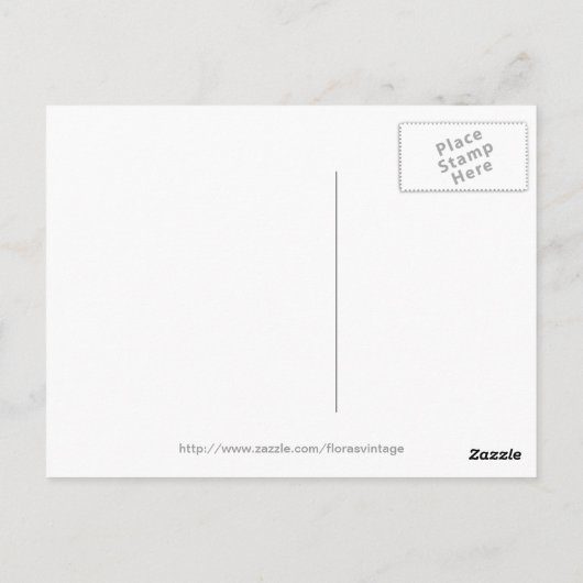 Granatapfel Postkarte (Rückseite)