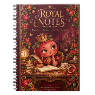 Granatapfel Prinzessin Royal Notes 🍎👑 Notizblock