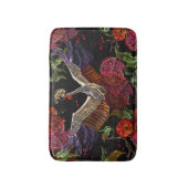 Granatapfel Rose: Stickereikunst Badematte (Vorderseite Vertikal)