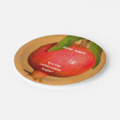 Granatapfel Rosh HaShana Pappteller (Schrägansicht)