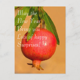 Granatapfel Rosh HaShana Postkarte