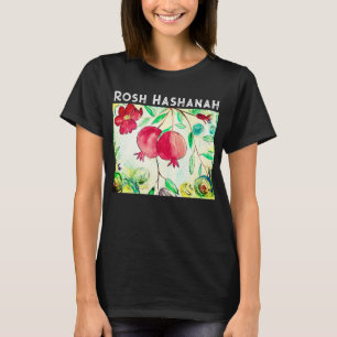 Granatapfel Rosh Hashanah Frucht Shana Tova T-Shirt