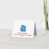 Granatapfel Rosh Hashanah Karte (Rückseite)