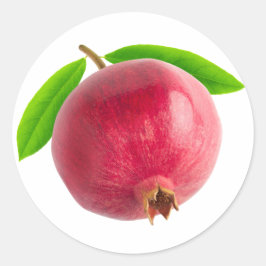 Granatapfel Runder Aufkleber