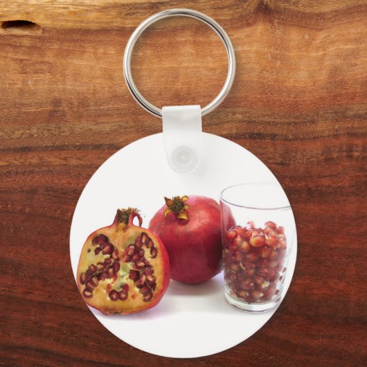 Granatapfel Schlüsselanhänger (Vorderseite)