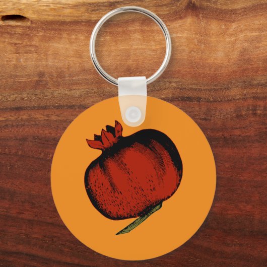 Granatapfel Schlüsselanhänger (Vorderseite)