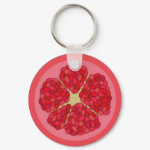 Granatapfel-Schlüsselanhänger