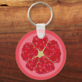 Granatapfel-Schlüsselanhänger Schlüsselanhänger (Rückseite)